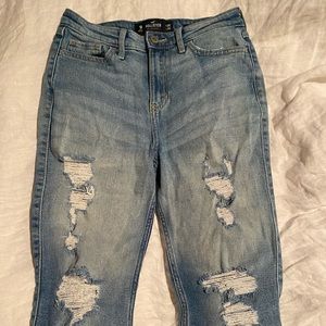 zara women ripped jeans size 2